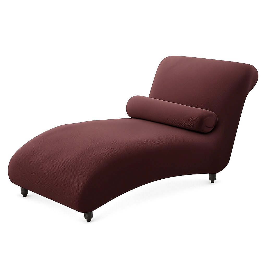 Elastischer Relaxliege Bezug in Hellgrau für Chaiselongue ohne Armlehnen