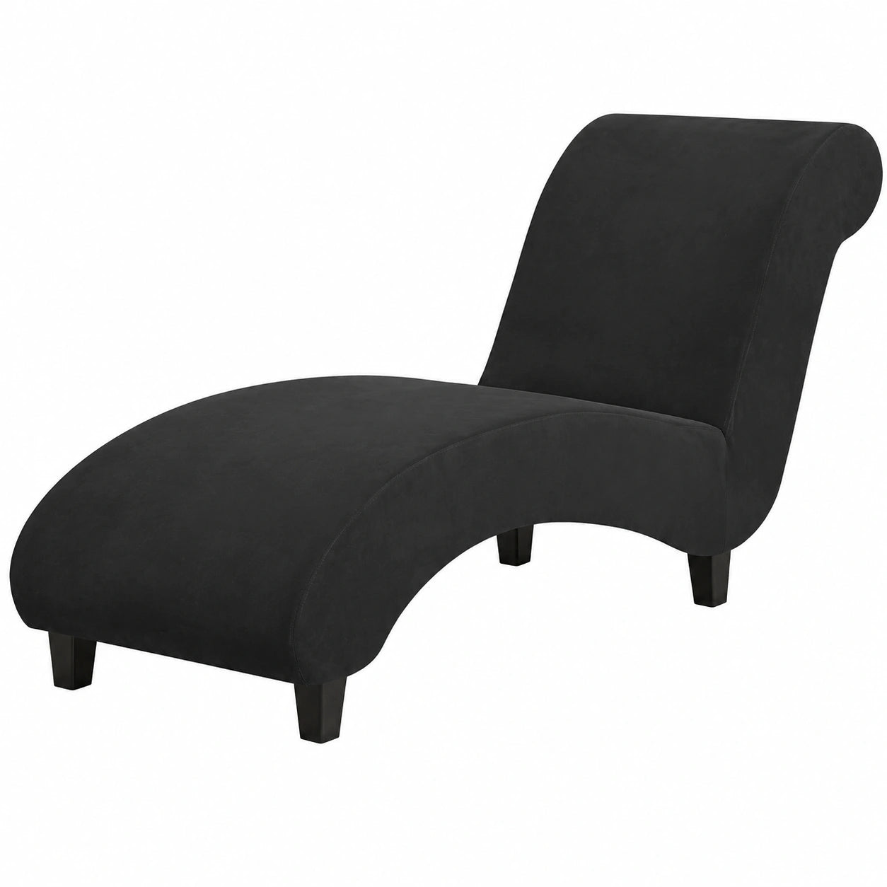 Elastischer Samtbezug für Chaiselongue in Deluxe-Qualität (Farbe: C)