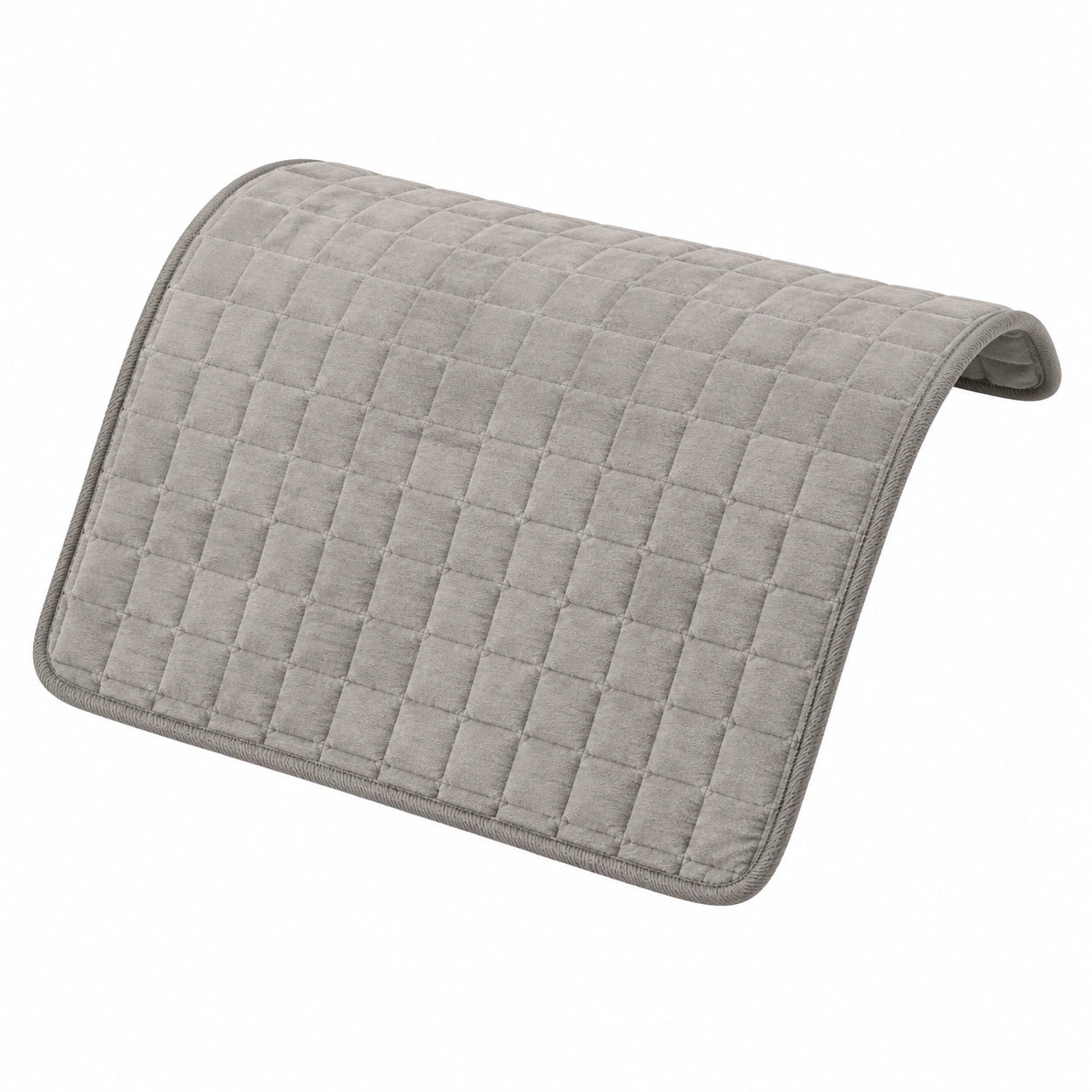 Rutschfeste Relax-Sesselauflage mit Armlehnen, waschbar, Hellgrau, 55x55 cm