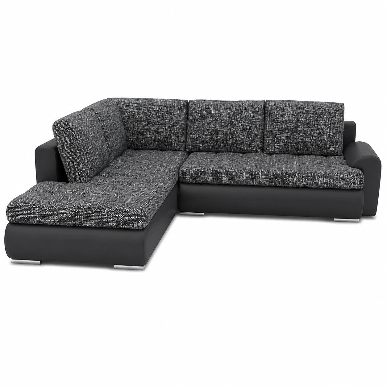 Modernes Ecksofa Tokio mit Bettkasten und Schlaffunktion, Links