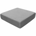 Elastische Samt-Sitzkissenbezüge für Sofas, Ersatzbezüge für individuelle Kissen, Grau, 1-Sitzer