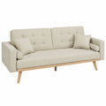 Modernes Ecksofa Kelly, 3-Sitzer, Stoff, Beige