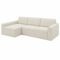Elastischer L-Form Sofaüberzug für Ecksofa, Universell Verstellbar und Hochwertig
