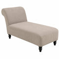 Topchances Stretch Jacquard Chaiselongue Bezug ohne Armlehnen, Luxus Haustiermöbelschutz, Sofa Slipcover für Wohnzimmer, Schlafzimmer, Lounge (Khaki)
